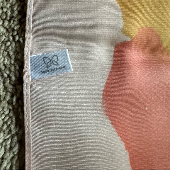 New Silk Feeling Scarf Medium Square Satin Head Scarf for Women 27.5”x27.5” - Picture 9 of 12